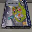 Whack Game Mole for Toddler, Toys for 3-12 Year Old Boys and Girls, Whack Game for Kids,Gifts for 3 4 5 6+ Year Old Boys, Interactive Educational Toys with Sound and Light, PK Mode with 2 Hammers (Green)