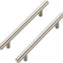Ravinte 60 Pack | 7.38'' Cabinet Pulls Brushed Nickel Stainless Steel Kitchen Drawer Pulls Cupboard Pulls Cabinet Handles 7-3/8Length with 5 Hole Center