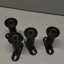 4Pcs Bed Frame Support Leg, Adjustable Height 5"-8.6", Extra Sturdy Steel Bed Frame Support Legs with Wider Rubber Base, More Stable/Quieter, Bed Slat Reinforcement Kit for King/Queen Bed