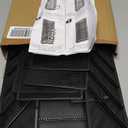 16 Tier Hanging Wall File Holder, Metal A4 Wall Mounted Document Holder, Vertical Hanging Mail Organizer, Magazine Storage Rack with Tray for Office Home Classroom, Black