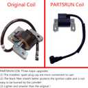 PARTSRUN Ignition Coil for Briggs & Stratton 590454 Magneto Armature Coil 440-425 Solid State Module Replaces Briggs & Stratton 493237 692605 802574 591932 799381 790817 ZF-IG-A00056-P