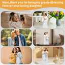 Mother Daughter Figurine, HKFUON Mothers Day Gifts for Mom from Daughter, Sentimental Resin Figurines for Mother's Day Birthday Christmas Home Office Decor(Hugging Style)