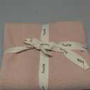 Knitted Organic Cotton Baby Blanket- Swaddle Blanket, 30" x 40" Soft Receiving Blanket for Newborn (Blush Ultra-Soft)