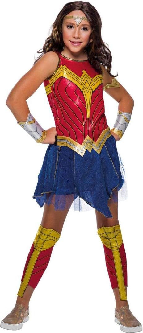 Rubie's Girl's DC Comics WW84 Deluxe Wonder Woman Costume Set (Medium)