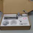 Dual Shower Head with Original Adjustable Slider, High Pressure Double Shower Head for Two People Rod, 2 Showerhead System for Couples, Renter-Friendly, SPA-Like, Gift for Women Men, Chrome