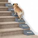 Foam Dog Ramp for Stairs, Low-Impact Climbing Dog Stairs for Senior Dogs