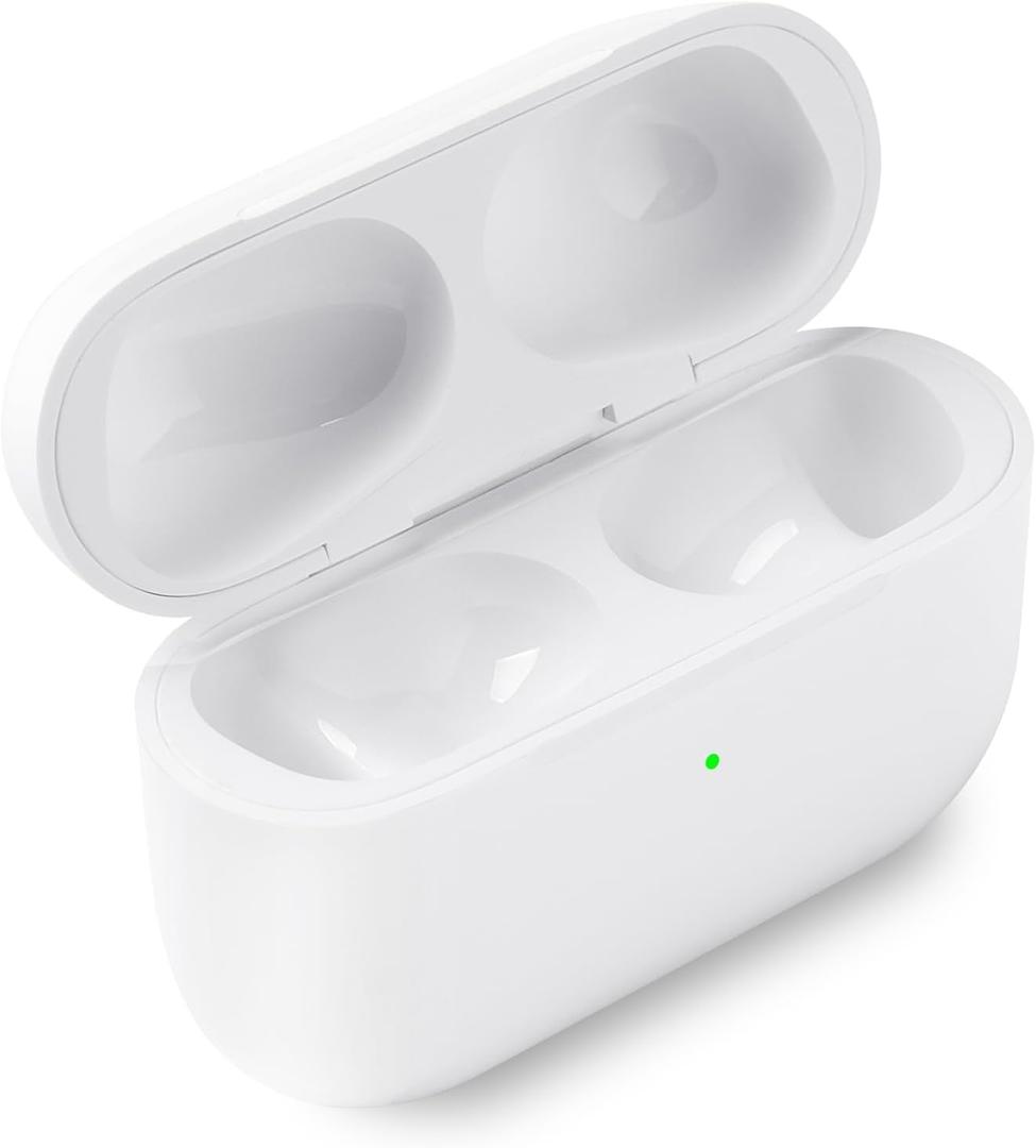 Wireless Charging Case Compatible with Airpods Pro 2nd 1st Replacement for Air pod Pro 2rd Generation Charger Case Only with Bluetooth Pairing Sync Button No Earbuds
