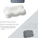 Mellow Sleep Pillow for Neck Support Cloud Pillow Memory Foam Cervical Pillow with Cooling Pillowcase, Adjustable Height for All Sleeping Positions