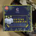 5 pack of Candle Charisma Natural Ivory Unscented Votive Candles - 10 Hour Burn time - Set of 72 for Dinner, Wedding, Halloween and Holiday Decorations