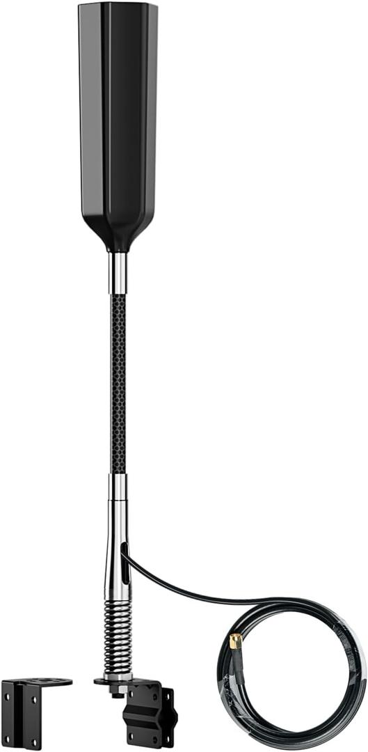 Upgraded Truck Antenna for Long Vehicles, Trailers, Work Vans, RVs 698-2700MHz, Cell Phone Antenna Come with SMA Connector