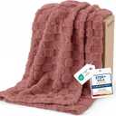 Bedsure GentleSoft Twin Blanket for Bed Dusty Pink - Super Soft Cozy Blankets for Women Kids Girls, Cute Fuzzy Fleece Throws for Bedroom Couch, 60x80 Inches