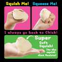 Handmade Taba Squishy Toys Ultra Soft Mochi Squeeze Fidget Toys for Stress Relief Pinch Kawaii Family Sticky Squishy Toys