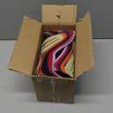 HOSDZOU 10 Pack Leather Wedding Candy Gift Bags with Handle Reusable Party Favor Boxes for Weddings, Baby Showers, Birthday, Weddings,Christmas, Halloween (D) (Rose Red, Dark blue, Green, Orange, Purple)