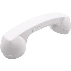 Retro Phone Handset with Wireless Bluetooth and USB Handsets for Cell Phones Radiation-Proof Comfortable Call (White)