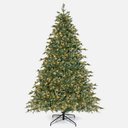 CM24734US 8 ft. Christmas Tree with 8 Lighting Modes & Pine Cones - 8 f