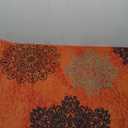 Antep Rugs Alfombras Modern Floral 2x4 Non-Skid (Non-Slip) Low Profile Pile Rubber Backing Kitchen Area Rugs (Rust Brown, 2'3" x 4')