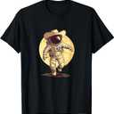 Astronaut Cowboy Costume for Rodeo and Space Lovers T-Shirt, Size M