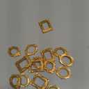 Balacoo 15 Pcs Gold Mini Picture Frames, Vintage Resin Baroque Antique Jewelry Photo Frame for Jewelry Display, DIY Craft Projects, Dollhouse Decor (3 Styles, 5 Each)