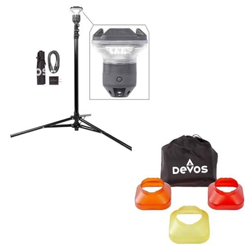 Devos Outdoor LightRanger 1200 Lumen Rechargeable Telescoping LED Lantern Bundle with 1200 Filter Kit