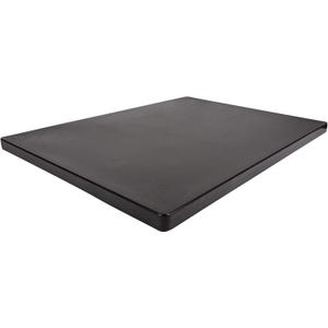 Thick Black Cutting Board 24x18 Extra Large 1" HDPE Plastic for Restaurants and Professional Kitchens, NSF Stamped - 13 lb