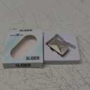 Lightning Infinite Fidget Slider Metal Magnetic Haptic Fidget Toys for Adults Anxiety/ADHD/Stress Relief, Silver Grey