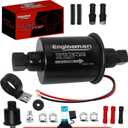 Universal Electric Fuel Pump 12V 2.5-4.5 PSI Inline External 5/16 Inch Compatiable with Gas Diesel Marine Carburetor Marine E8016S