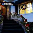 Tcamp Christmas Lights 33ft 100LED Outdoor Indoor Christmas String Lights with Remote Timer, USB or Battery Powered Waterproof 8 Modes Fairy Lights for Xmas Tree Wreath Party Decor (White)