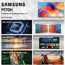 Samsung 43-Inch Class Mini LED M70H Series Samsung Vision AI Companion Smart TV (2026 Model, 43M70H) LED Processor 4K, Pure Spectrum Color, Motion Xcelerator + DLG 120Hz