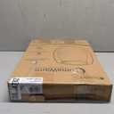 Brondell L60-RW LumaWarm Heated Toilet Seat with Night Light, 3 Temperature Settings, Gentle Close Lid,Easy Installation,Built-In Controls,Round,White