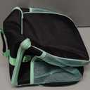 Carry Bag for Bissell Steam Shot Steam 39N7V/39N7A Cleaner, Handheld Steam Cleaner attachments, Adjustable Compartments Large Storage Bag for Bissell Steamshot accessories, Bag Only (Black & Green)