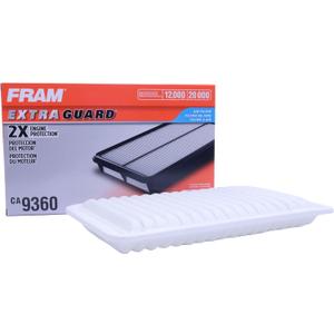 FRAM Extra Guard Air Filter, CA9360 for Select Lexus and Toyota Vehicles (1 Count (Pack of 1))