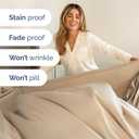 Full Size 4 Piece Sheet Set - Comfy Breathable & Cooling Sheets - Hotel Luxury Bed Sheets for Women & Men - Deep Pockets, Easy-Fit, Extra Soft and Wrinkle Free Sheets - Cream Oeko-Tex Bed Sheet Set