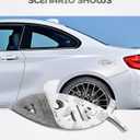 2PCS Jesus Car Decal,Car Accessories 3D Christian Auto Stickers,Jesus Fish Cars Emblem,Chrome Bumper Decals,Suitable for Auto Motorcycles SUVs Trunk Door Fender Bumper Decoration (Silver)
