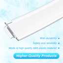 WR71X10761 Fridge Shelf Trim (Clear), Compatible with GE Refrigerator Freezer Door Bin/Door Shelf Replacement Shelves Trim Part WR71X10289 Insert Module for various General Electric fridge Accessories