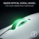 Razer Viper V4 Pro Wireless Esports Gaming Mouse 50g Ultra Lightweight, Fast & Precise, 50K DPI Optical Sensor, 8K Polling, Gen-4 Optical Switches, Scroll Wheel, USB-C Charging, for PC & Mac White