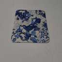 Blue Peacocks Birds Coffee Bar Mat, Rubber Backing, Dish Drying Mat for Kitchen Counter, Absorbent Coffee Maker Mats for Countertop, Heat Resistant, Coffee Flavor Menu,15.7"x11.8 " Small