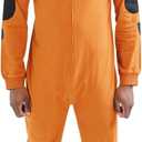 Scooby-Doo Scooby Doo Mens Zip Up Cosplay Costume Coverall Brown X-Large