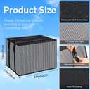 4 Pcs Mesh Window Air Conditioner Cover Outdoor, Surround Insulation Side Panels for Window Ac for Winter and Summer Bugs Rain Dirt Resistant Air Conditioner Cover (21"w 16"h 15"d)