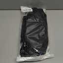 Waterproof Shoe Covers, Reusable & Foldable Rain Boot Shoe Cover with Zipper, Non-Slip, Reflector, Men Women Rain Gear, Black, XXL