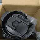 ALOUFEA 20 oz Insulated Coffee Mug Tumbler with Handle, Stainless Steel Travel Mug Tumbler with Lid and Straw,Double Wall Vacuum Leak Proof Ice Coffee Thermal Cup, Black