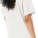 Cherokee Scrub for Women V-Neck Top Traditional fit with Dolman Sleeve and Fade Resistant Fabric - 4700 (White, M)