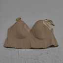 SEA BBOT Women Longline Strapless Bra Full Coverage Corset Bra Hide Back Fat (36C, Light Beige)