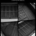 3W Cargo Liner Custom Fit for 2021-2026 Nissan Rogue, TPE All Weather Heavy Duty Rubber Rogue S/SL/SV/Platinum Trunk Mats Car Mats Fit with the Top Position (NOT for Nissan Sport)