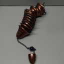 dreamysoul Copper Rain Chains for Outside, 10.43FT with 12 Cups Rain Catcher Chains for Downspout Gutters, Eaves Drainage