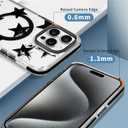for iPhone 13 Pro Case for Women Girl Men Boy,Compatible with MagSafe,Clear Phone Cover Shockproof Protective Transparent Case for iPhone 13 Pro-Ink Star