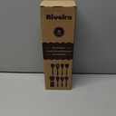 Riveira 9 Pieces Teak Wooden Spoons For Cooking  Premium & Durable Organic Teak Wooden Cooking Utensils  Non Stick Wooden Spatula For Cooking  Non Toxic Utensil Set With Holder & Spoon Rest