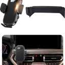 Upgraded Car Phone Holder Fits for BMW X3 2022 2023 2024,X4 2022 2023 2024 2025 Auto Accessories(Only fit for 12.3-Inch Screen),Cradles Adjustable Cell Phone Mount for 4-7 in Phones