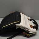 LOVEVOOK Laptop Backpack for Women, 15.6 Inch Work Business Backpacks Purse With Large Capacity, Waterproof Nurse Bag College Bookbag for School, Waterproof Casual Daypack for Travel (Beige-black)