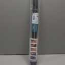 2 Pack Tension Rod Oval Spring Tension Curtain Rod Adjustable 22 to 36 Inches Small Short Black Tension Rods No Drilling Spring Loaded Curtain Rods For Doors and Windows, 22-36 Inch, Black