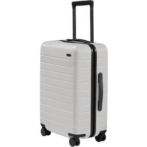Away Bigger Carry-On Luggage, Lightweight Hardside Large Suitcase with Spinner Wheels, TSA Lock, Airline Approved, Salt White Matte